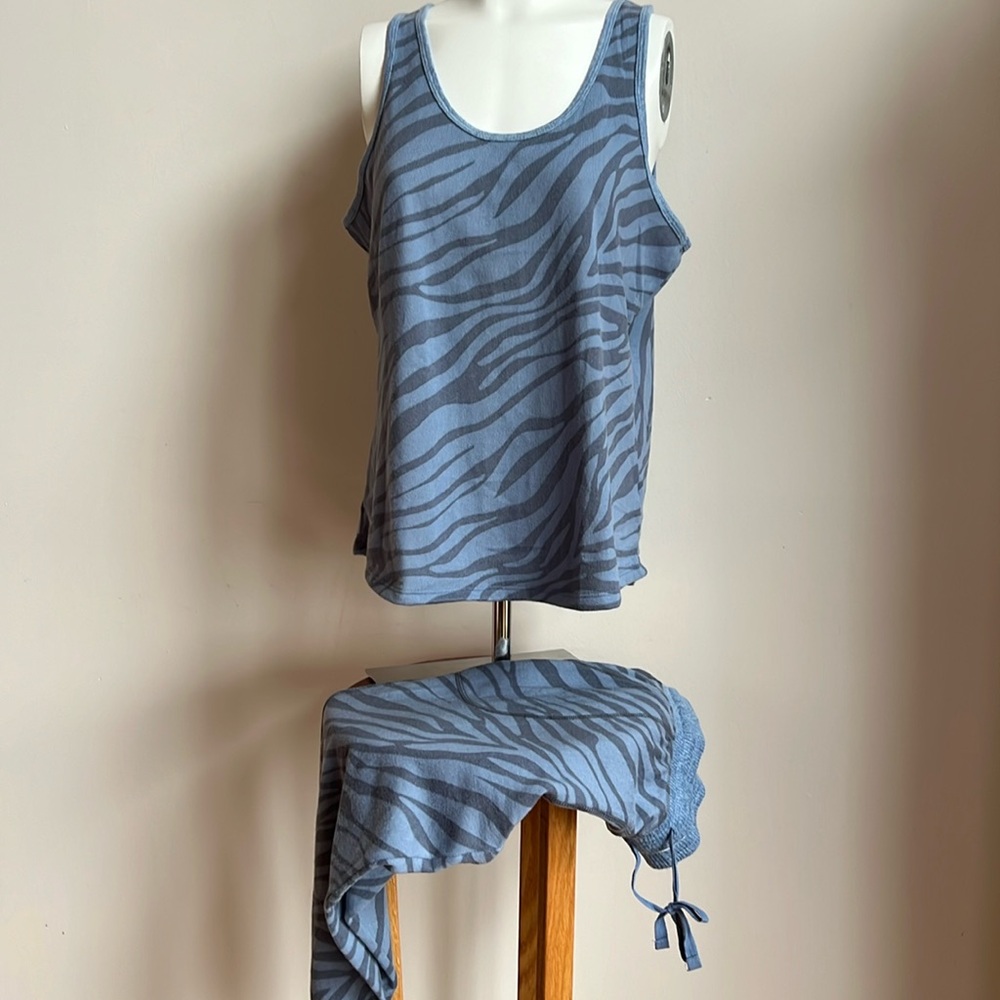 Karen Neuburger live love lounge zebra striped set XXL